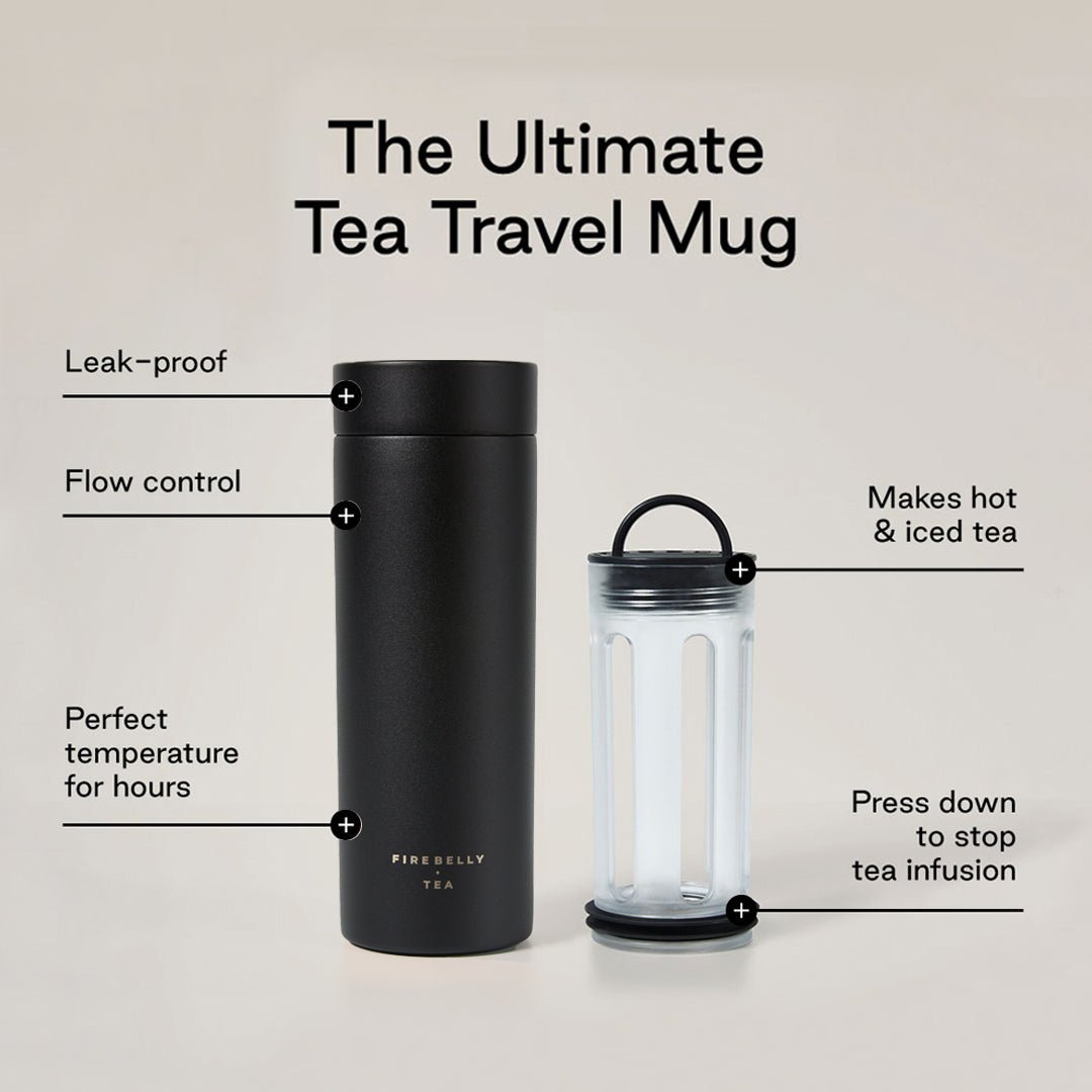 Tea Infuser Travel Bottle Tumbler Firebelly Tea